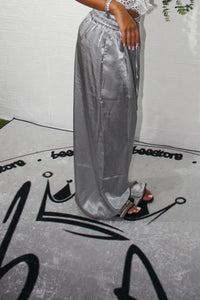 Pantaloni Donna Ampi in Raso