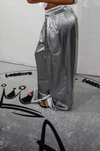 Pantaloni Donna Ampi in Raso