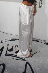 Pantaloni Donna Ampi in Raso