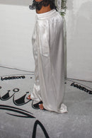Pantaloni Donna Ampi in Raso