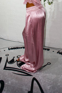 Pantaloni Donna Ampi in Raso