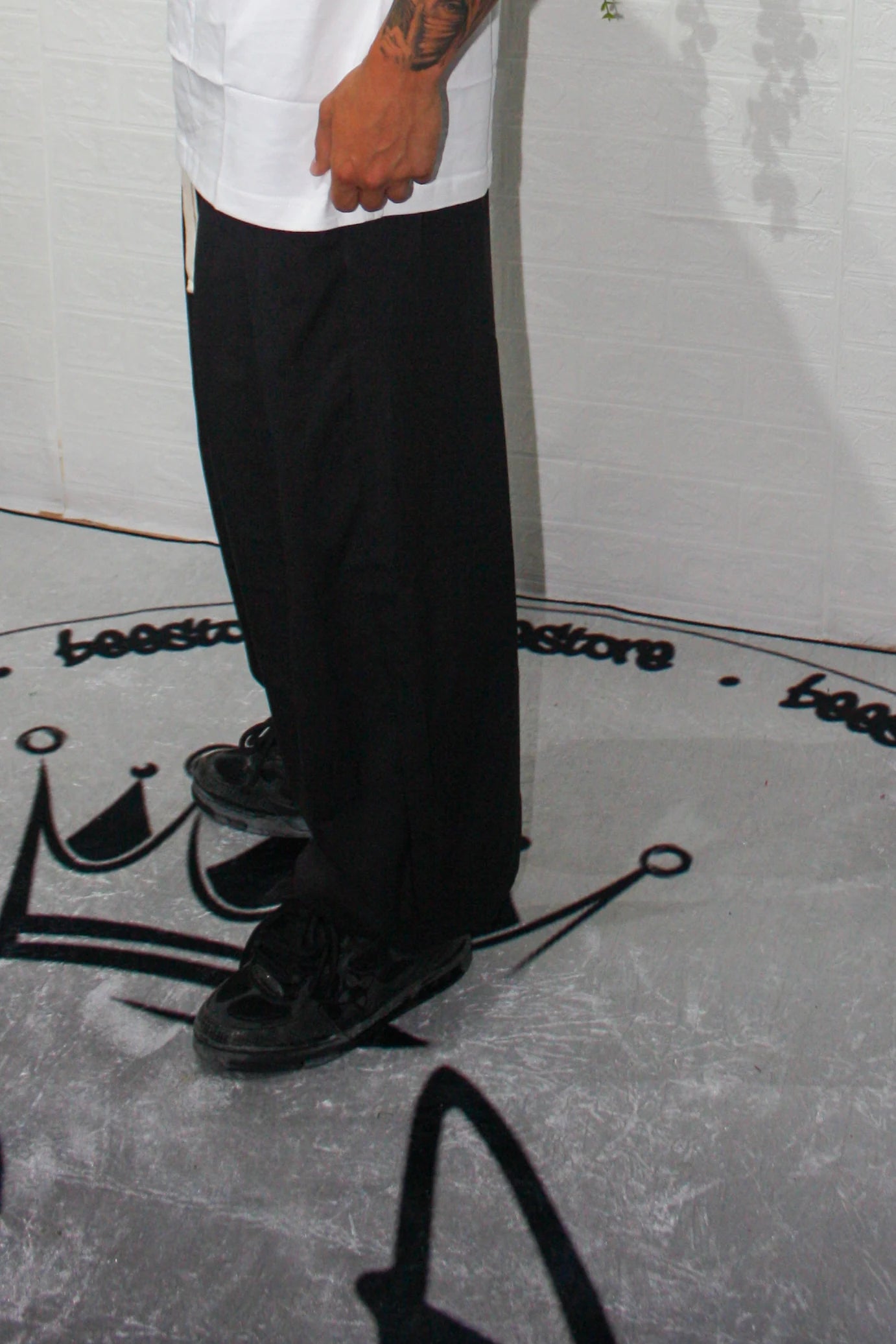 Pantaloni Uomo Baggy Neri