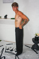Pantaloni in lino baggy